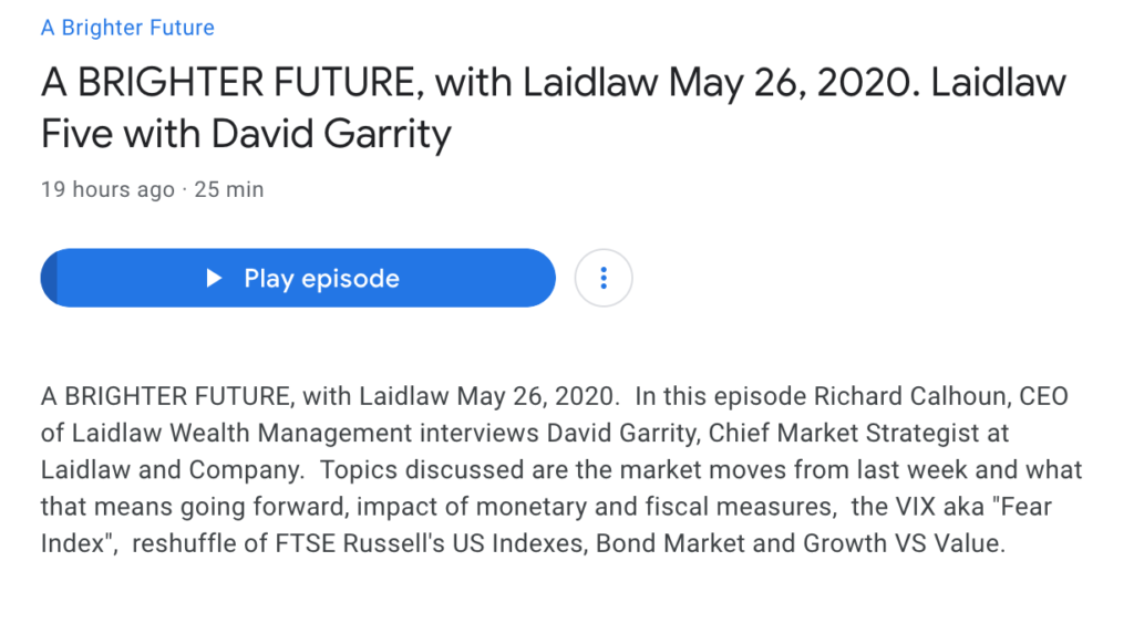 Podcast A Brighter Future Episode 14 A Rising Tide Of Liquidity